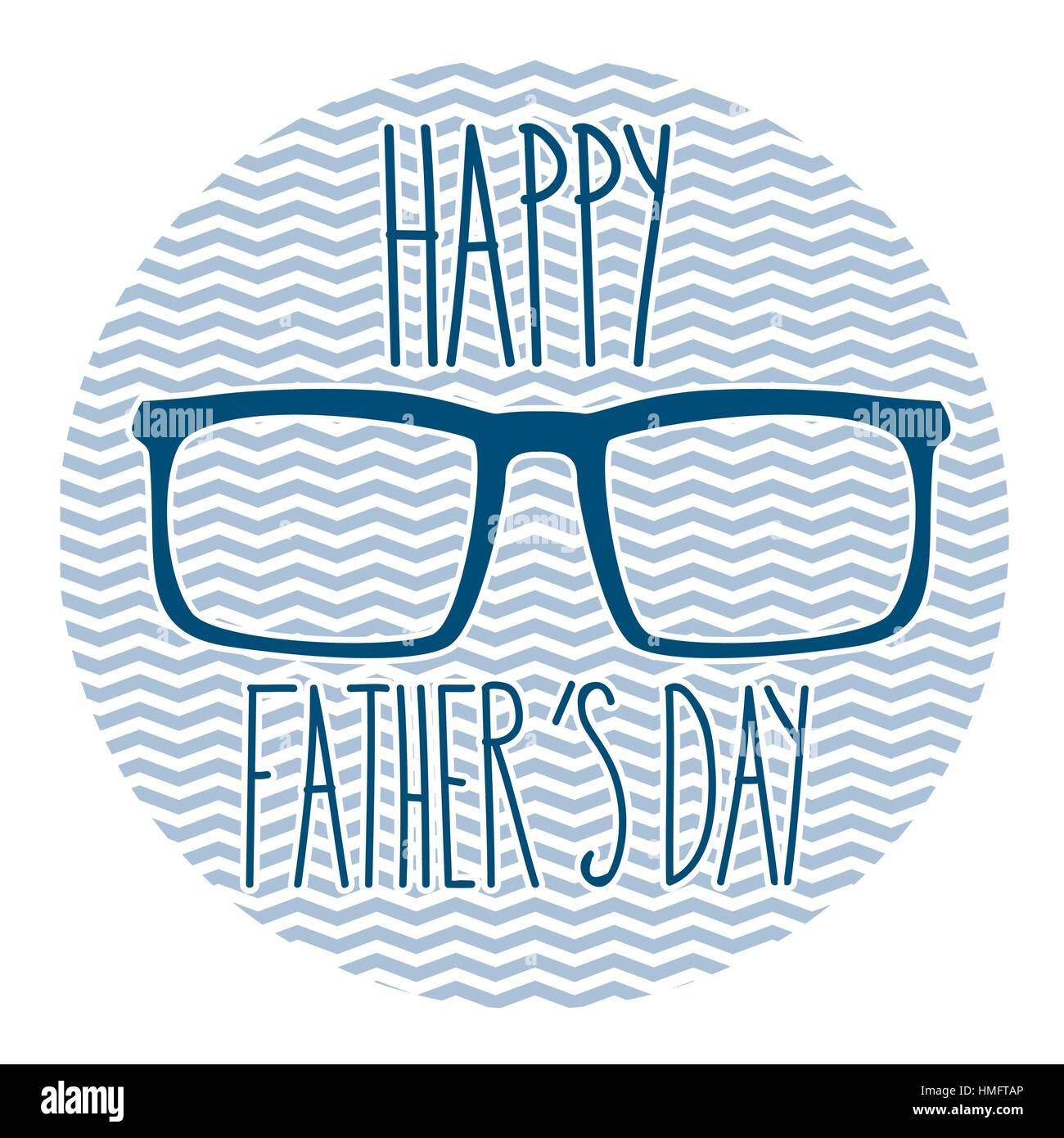 Happy Father's day card full vector elements Stock Vector