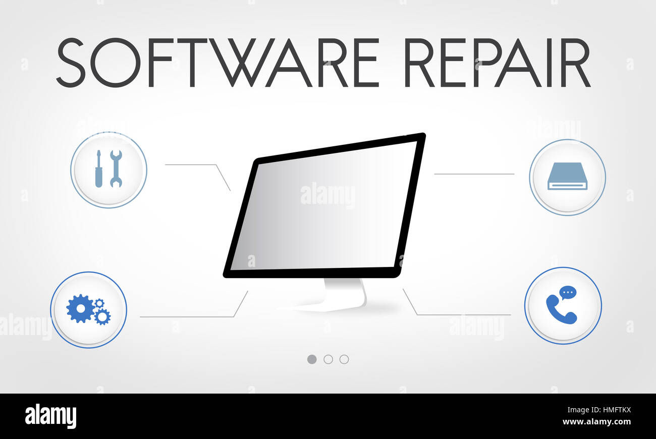 Technology Technical Assistance Repair Conceopt Stock Photo