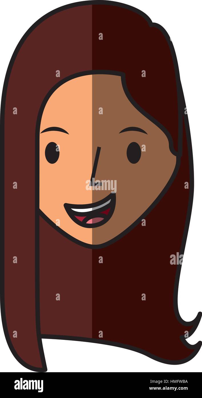 young woman avatar character vector illustration design Stock Vector ...