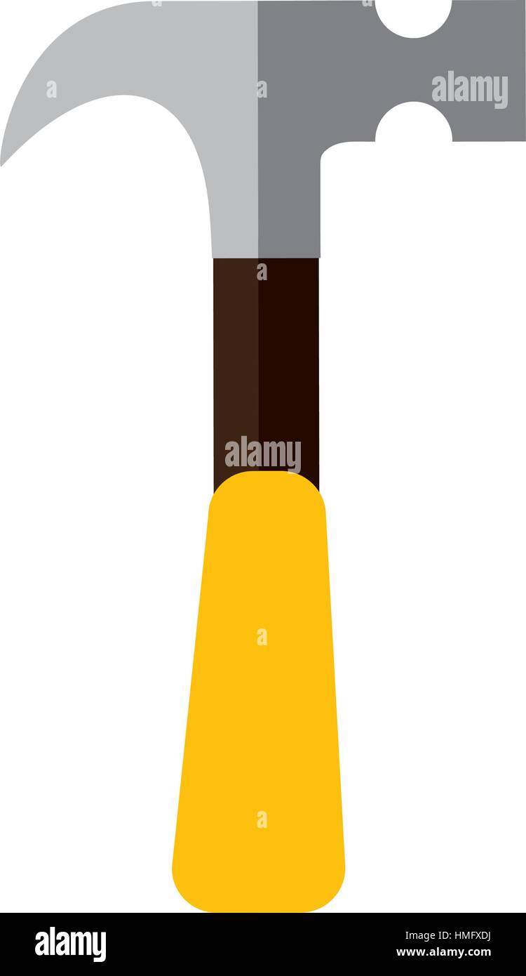 hammer tool isolated icon vector illustration design Stock Vector Image ...