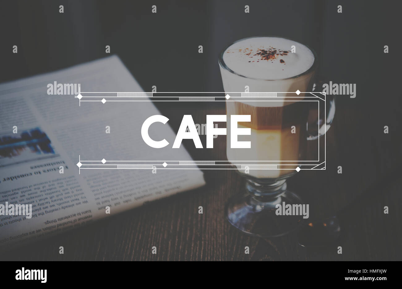 Coffee Break Cafe Culture Concept Stock Photo Alamy