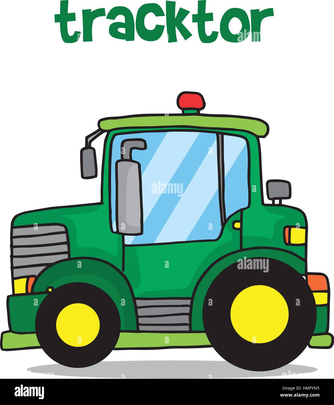 Collection transport of green tractor Stock Vector Image & Art Alamy