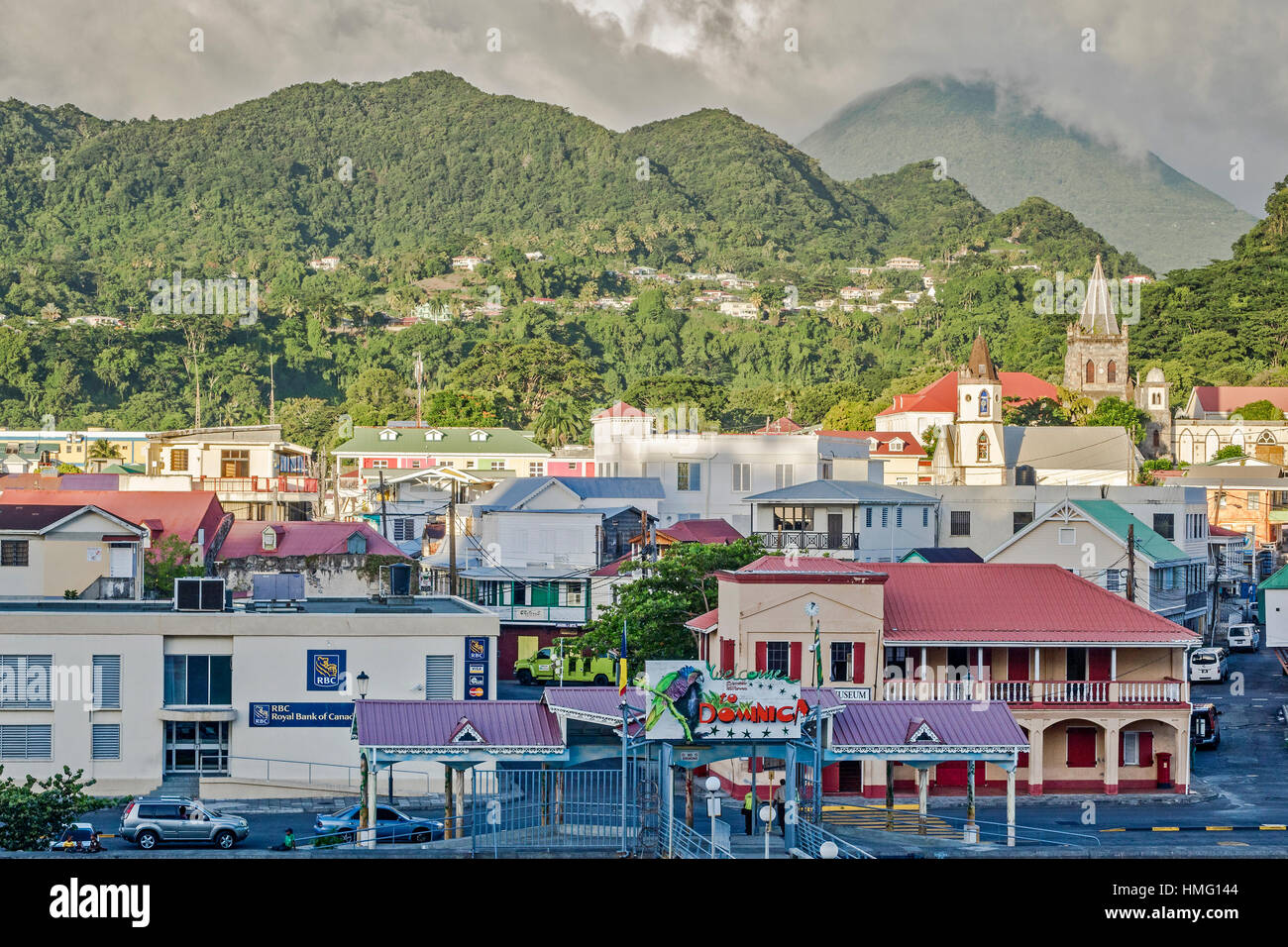 Roseau dominica landscape hi-res stock photography and images - Alamy
