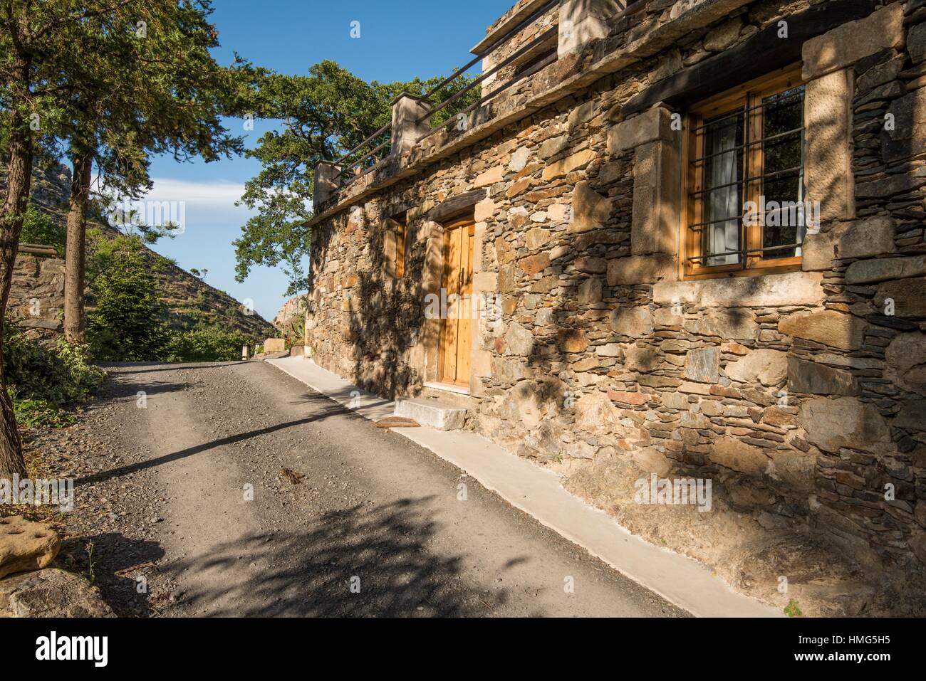 Stone building in the traditional Milia Mountain Retreat in Chania