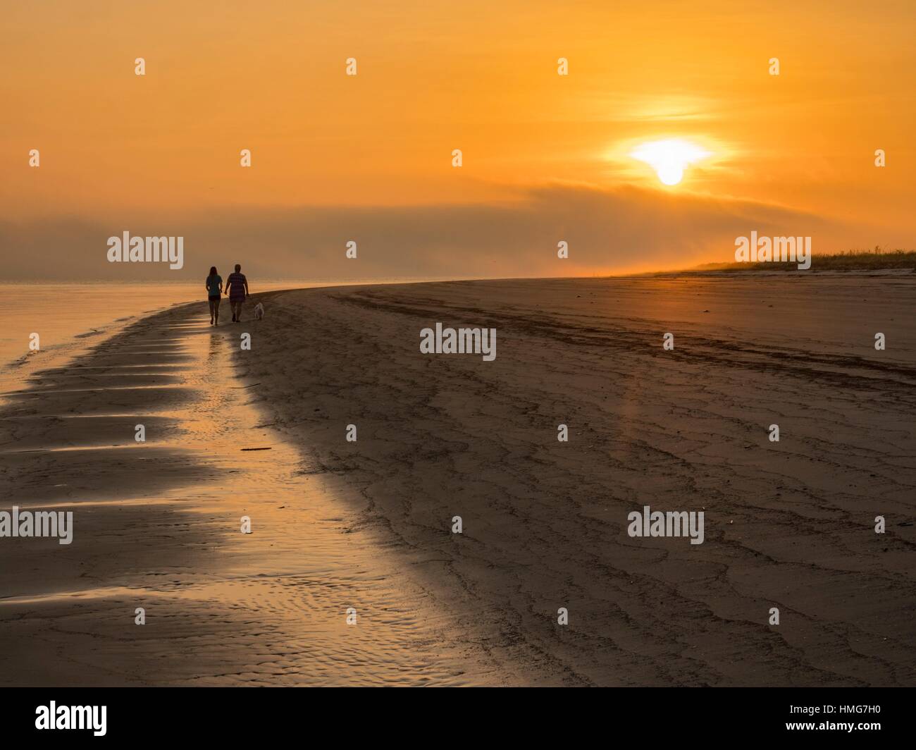 Jekyll Island Sunrise Stock Photo Alamy