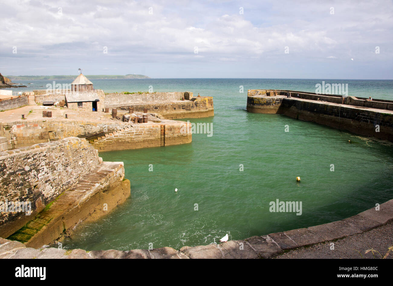 Charlestown iis a town in Cornwall, Great Britain Stock Photo Alamy