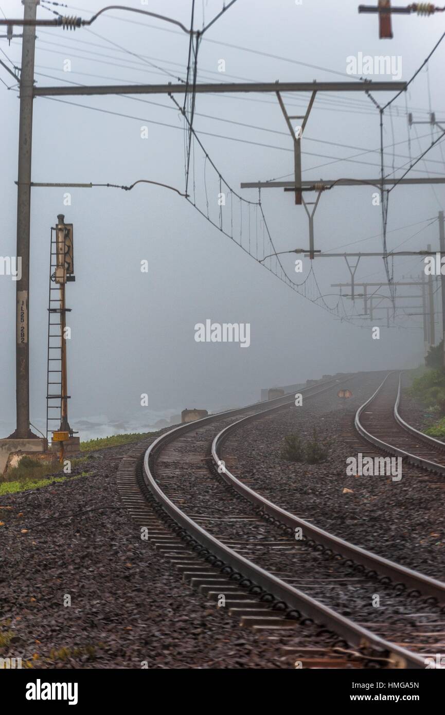 High Voltage Overhead Electricity Cables Stock Photos & High Voltage