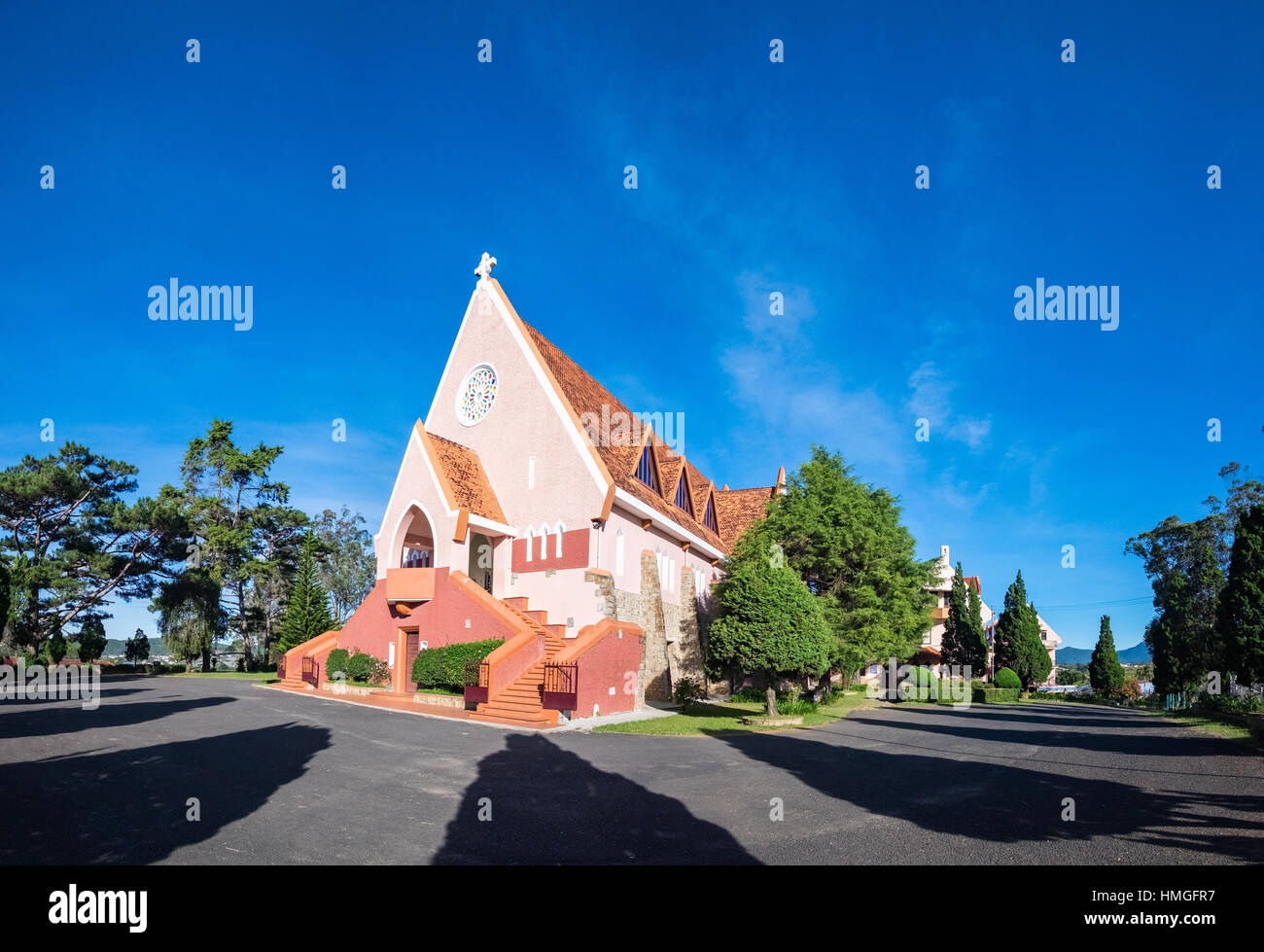 Domaine De Marie Church (Mai Anh). DALAT, VIETNAM Stock Photo Alamy