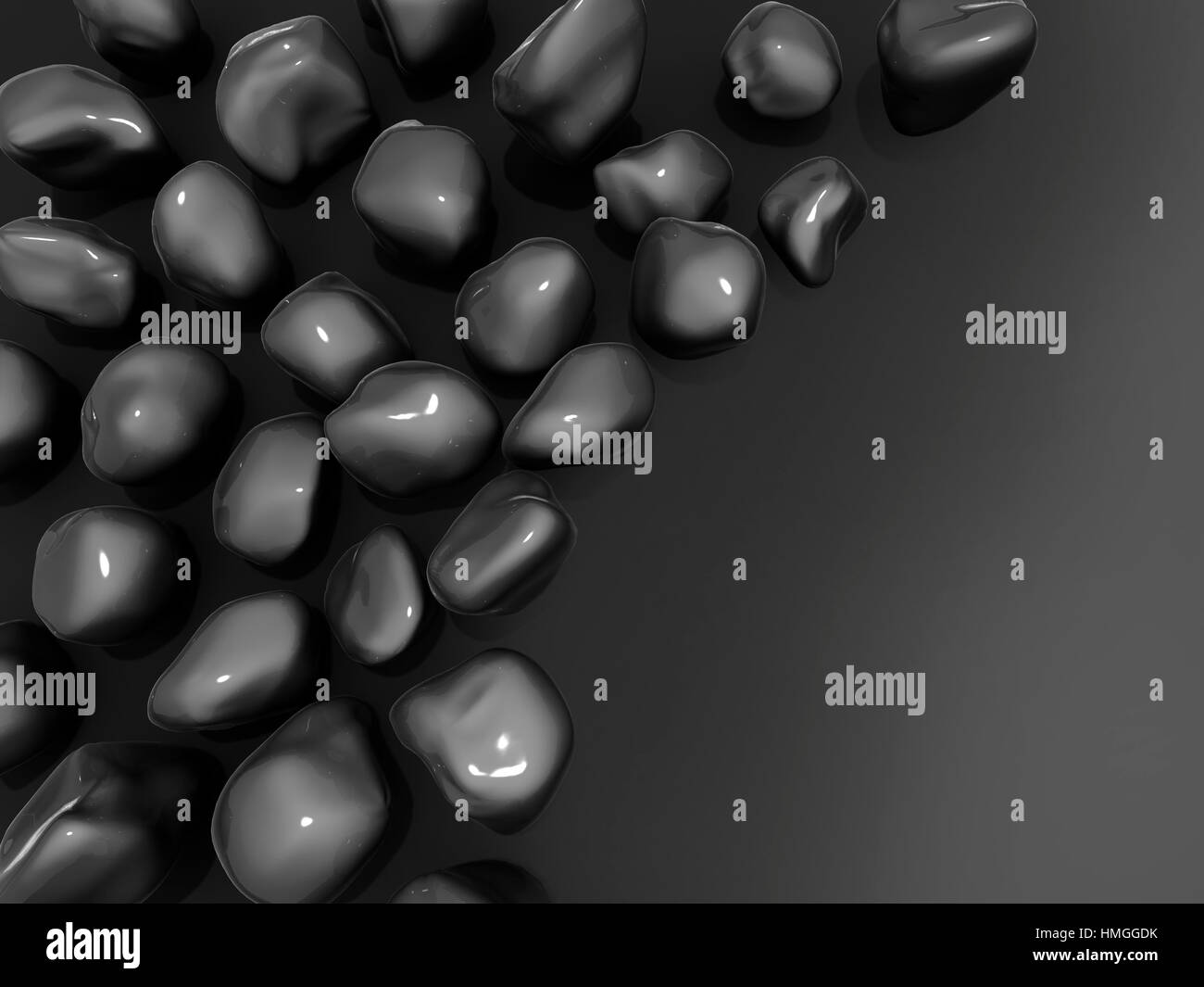 Stones arranged Black and White Stock Photos & Images - Alamy