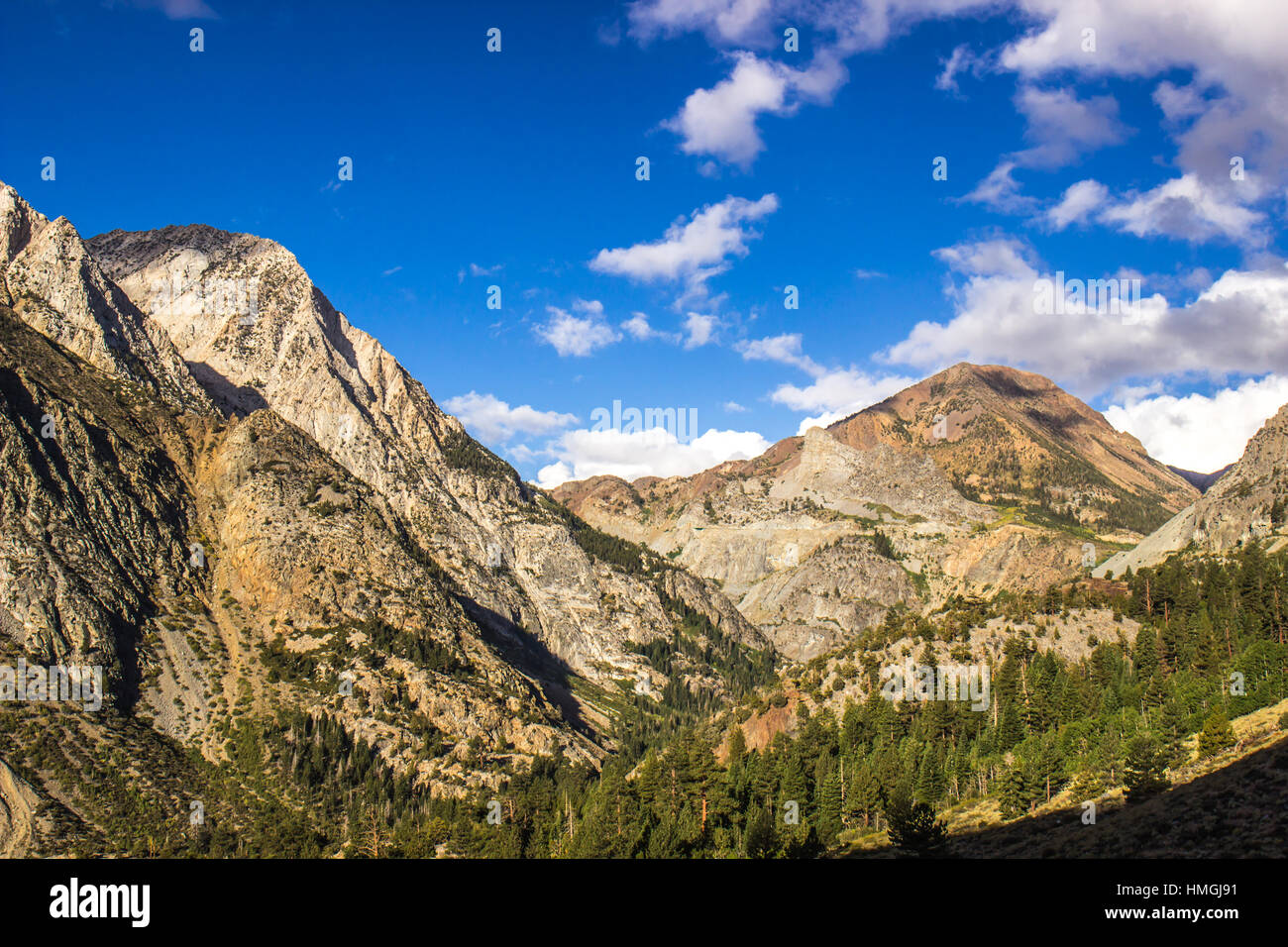 Majestic Granite Peaks Along Tioga Pass Road At Yosemite National Park 