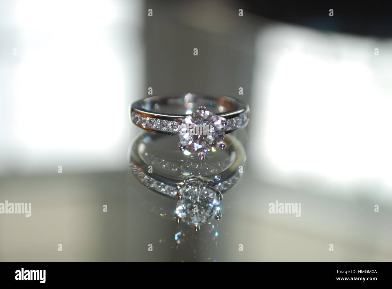Engagement ring Stock Photo