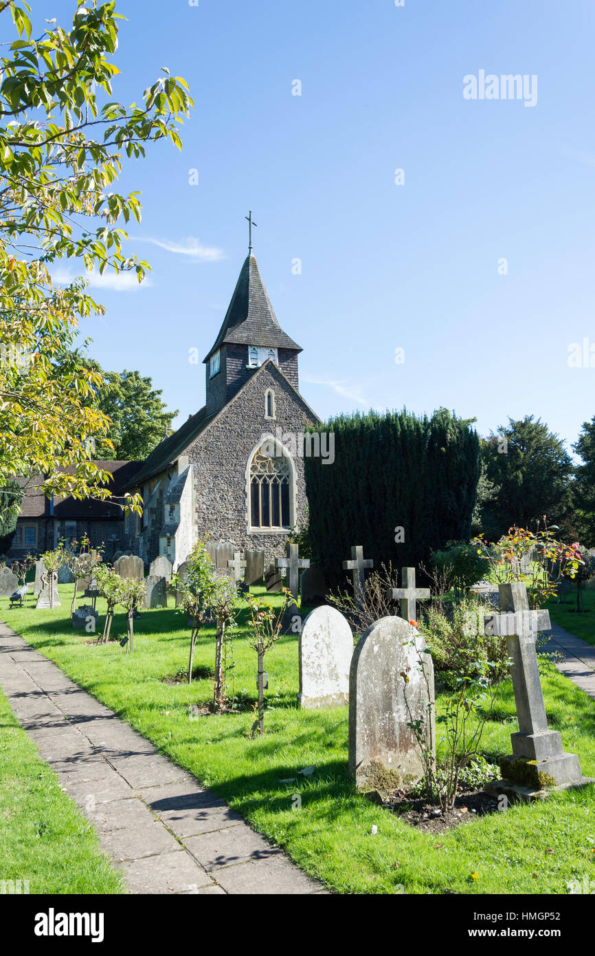 St Mary the Virgin Church, Reigate Road, Buckland, Surrey, England, United Kingdom Stock Photo