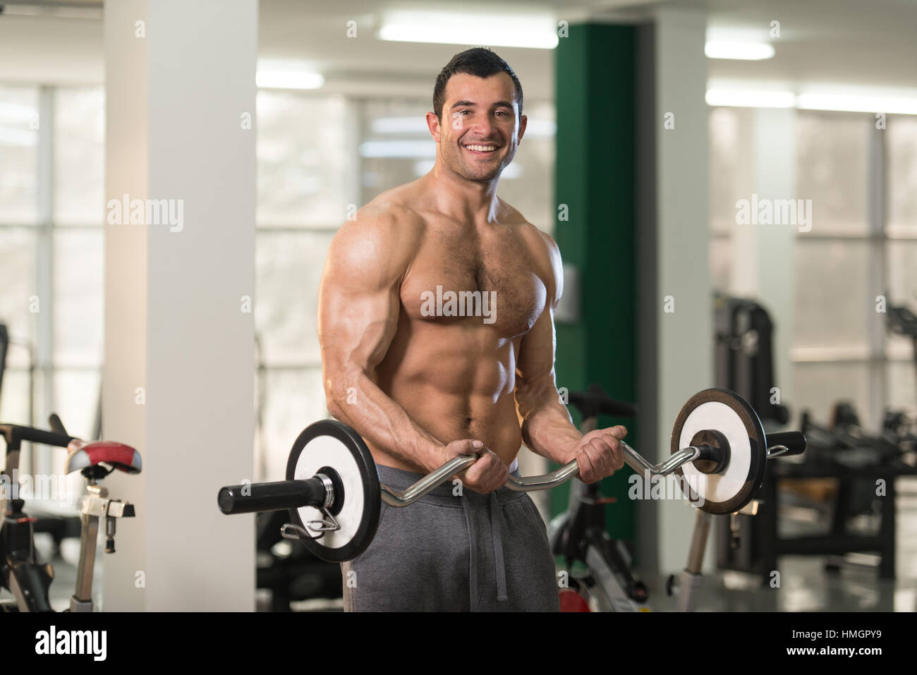 Golden-Haired Muscle Workout