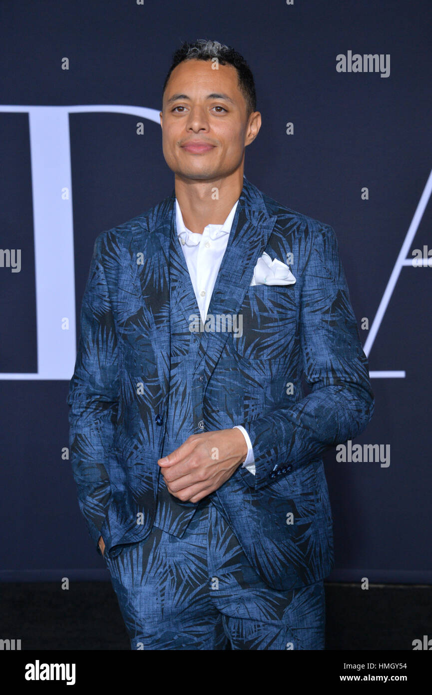 Los Angeles, California, USA. 2nd February 2017. Singer Jose James at the premiere of "Fifty