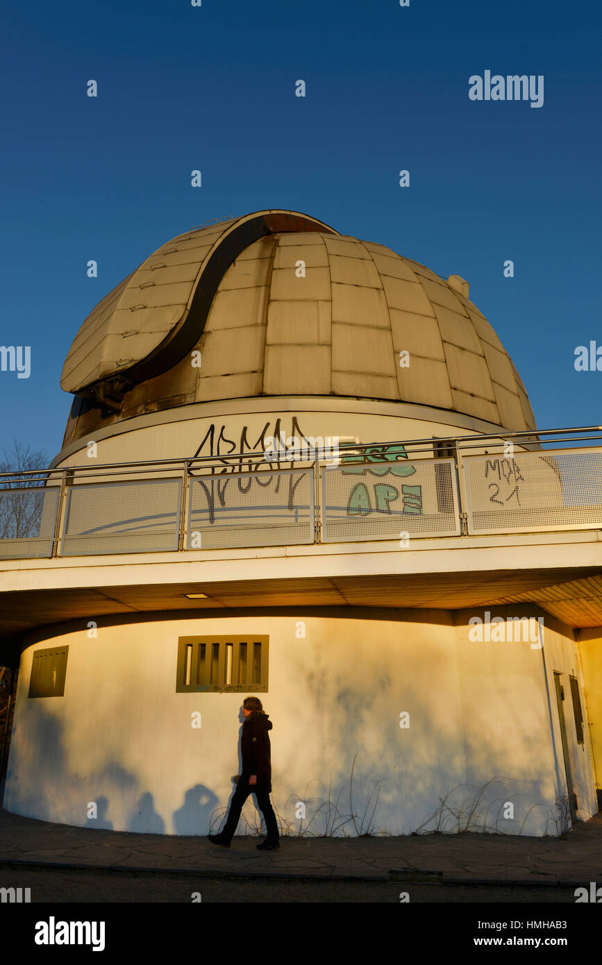 Wilhelm's Foerster observatory, dam Munster, beauty's mountain, Berlin, Germany, Wilhelm-Foerster-Sternwarte, Munsterdamm, Schoeneberg, Deutschland Stock Photo