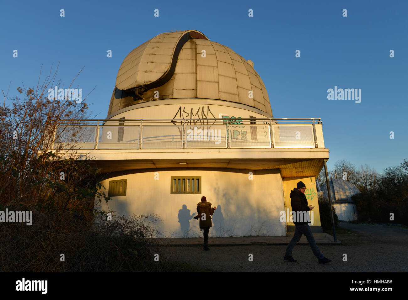 Wilhelm's Foerster observatory, dam Munster, beauty's mountain, Berlin, Germany, Wilhelm-Foerster-Sternwarte, Munsterdamm, Schoeneberg, Deutschland Stock Photo