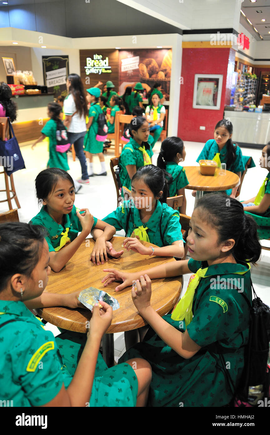 Scouts Robinsons Galleria Cebu City Philippines Stock Photo