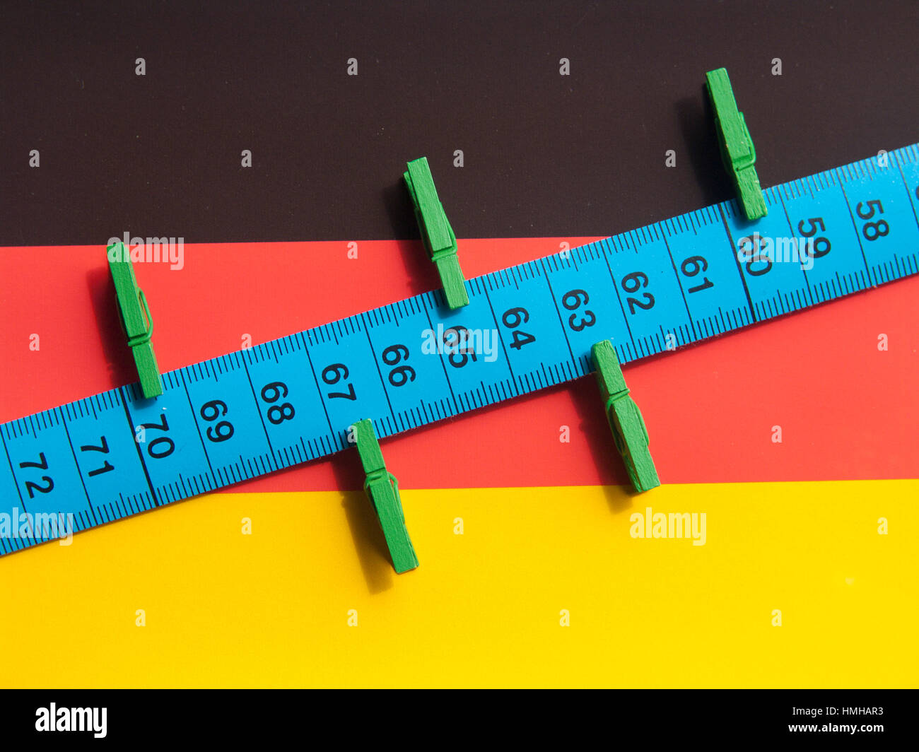 German Pension with more then sixty. Age of entry. A regular payment retirement from an investment fund. Stock Photo
