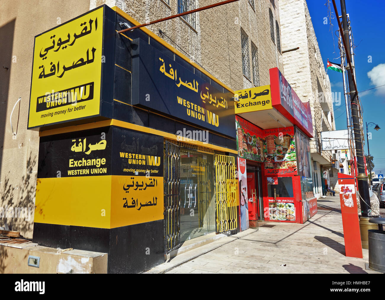 Western union office hi-res stock photography and images - Alamy