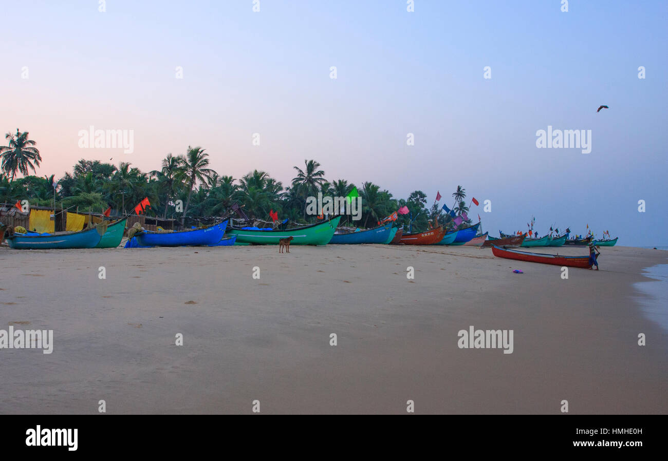 Maravante Beach (Karnataka, India) Stock Photo