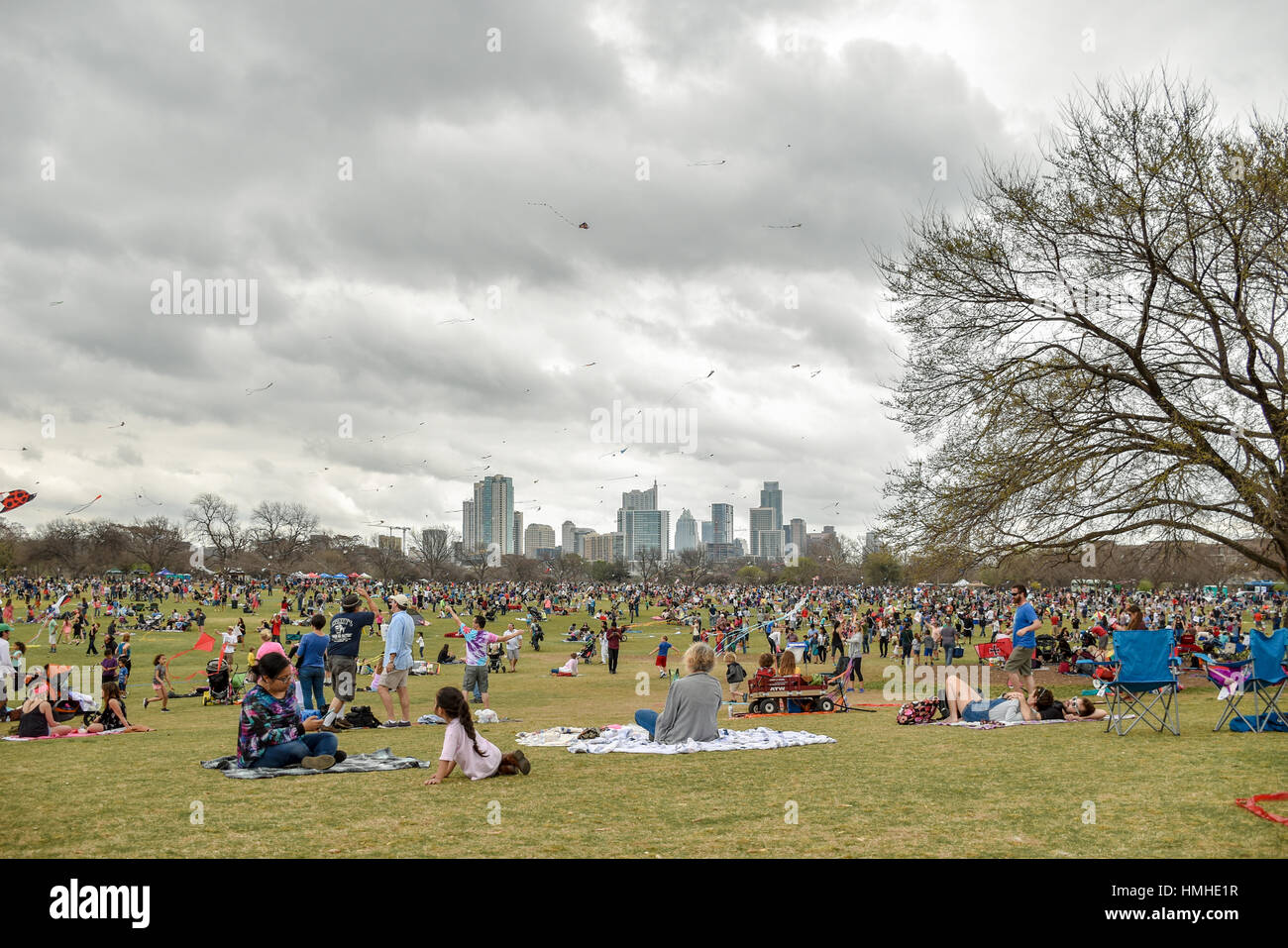 Austin TX Kite Festival Stock Photo