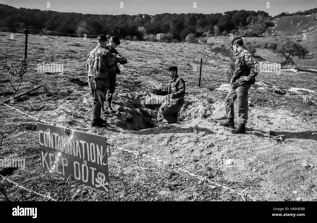 Unexploded ordnance Black and White Stock Photos & Images - Alamy