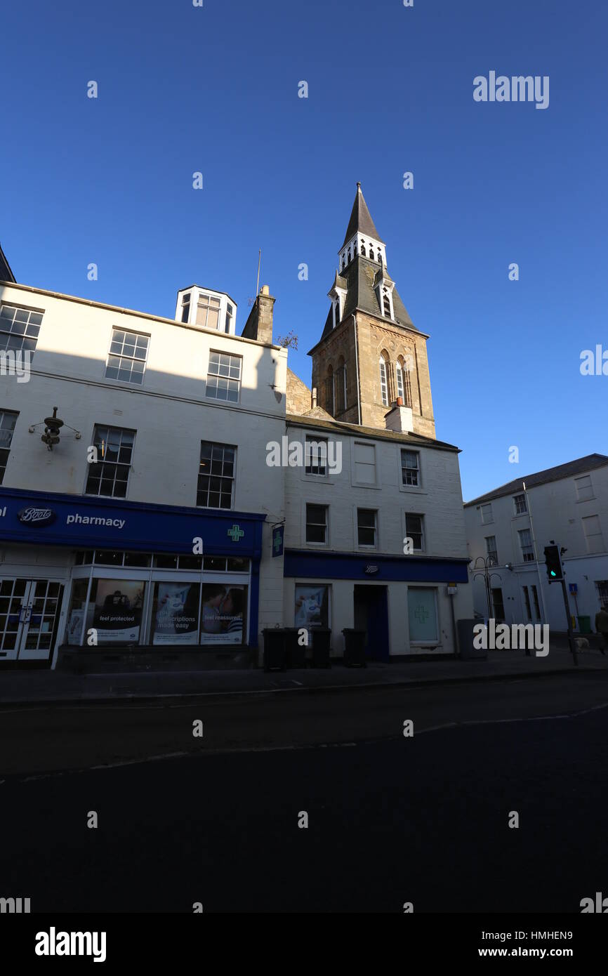 Exterior of Corn Exchange Cupar Fife Scotland January 2017 Stock Photo