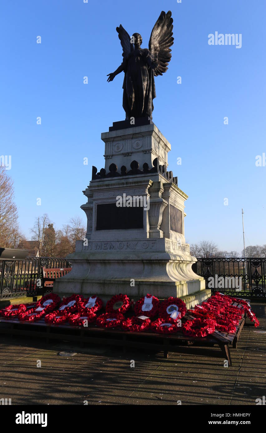 War Memorial Cupar Fife Scotland January 2017 Stock Photo Alamy