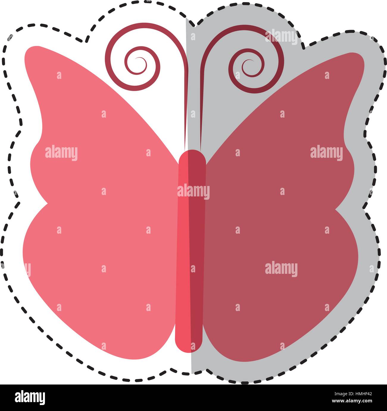 cute butterfly isolated icon vector illustration design Stock Vector ...