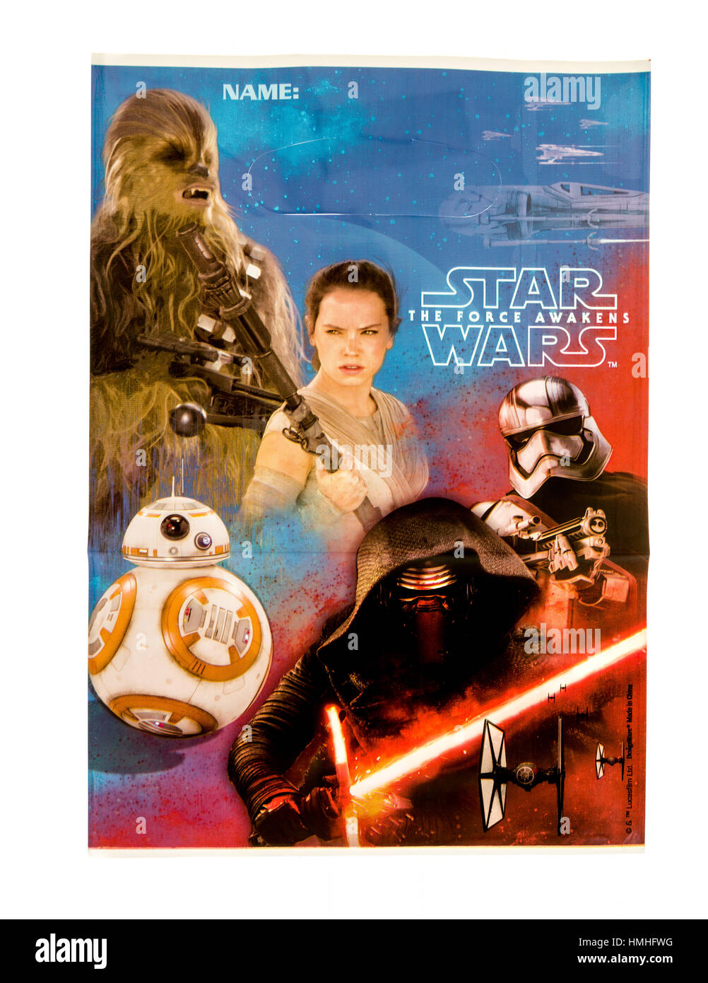 Star Wars Loot Bags - 8 Party Favor Bags With Darth Vader, Yoda, Stormtroopers (8.75x7.25")