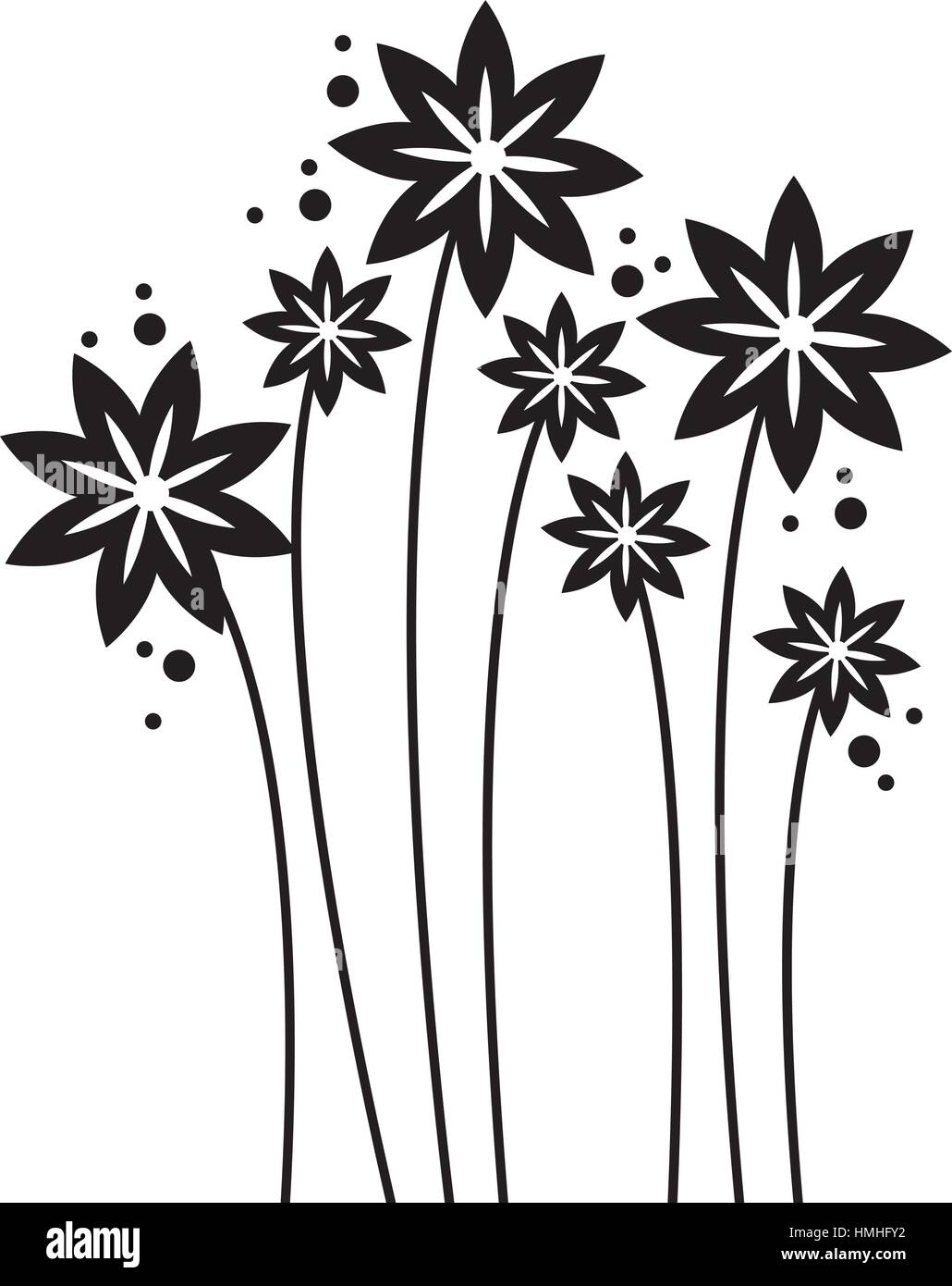 decorative flower isolated icon vector illustration design Stock Vector ...