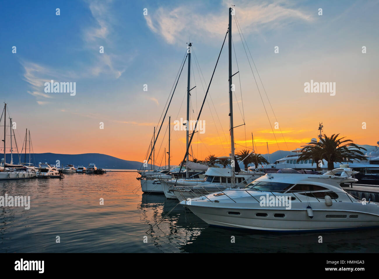 Tivat sailing boat hires stock photography and images Alamy