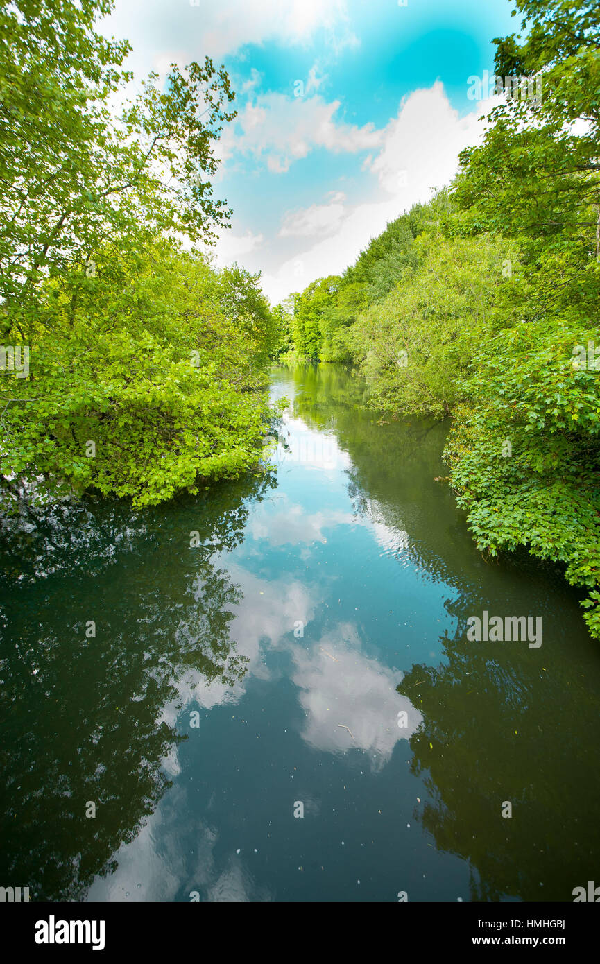 Views of the river Test in Southampton, Hampshire area Stock Photo - Alamy
