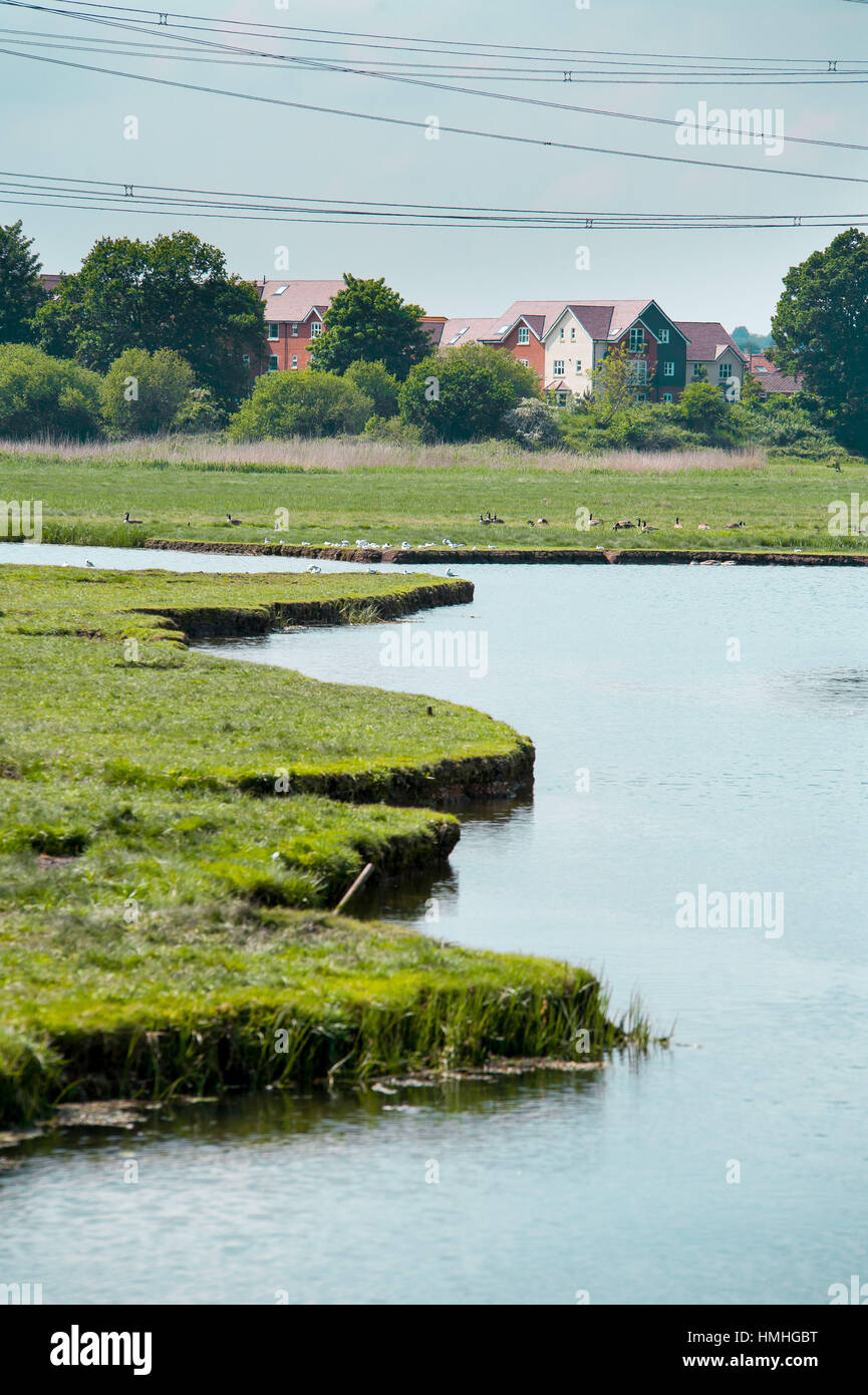 Views of the river Test in Southampton, Hampshire area Stock Photo - Alamy