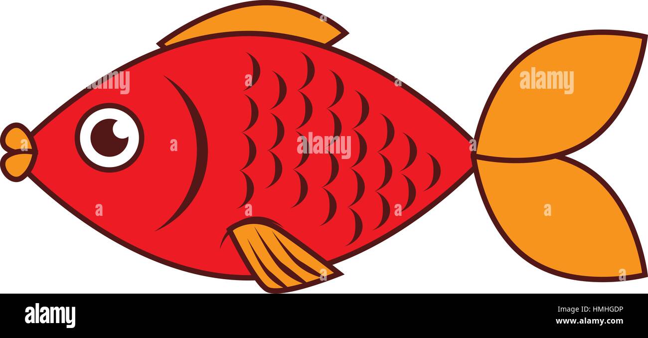 sea fish emblem icon vector illustration design Stock Vector Image ...