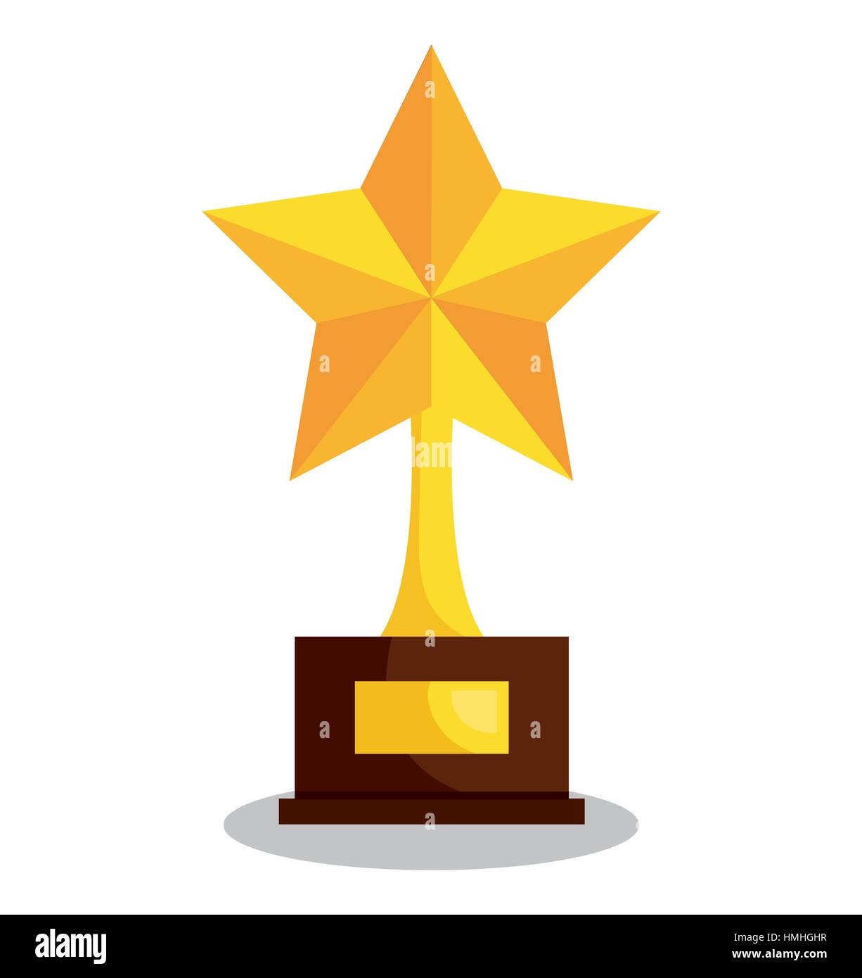 trophy star winner award vector illustration design Stock Vector Image ...