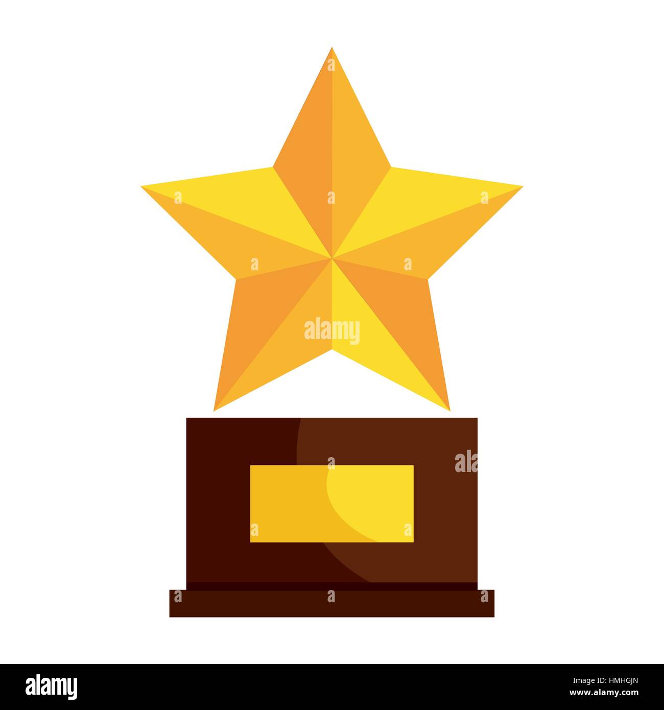 trophy star winner award vector illustration design Stock Vector Image ...