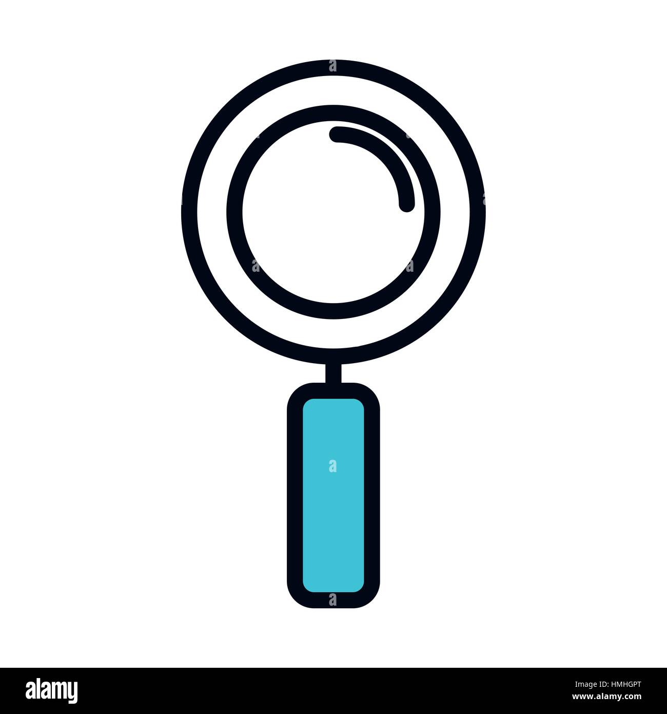 magnifying glass isolated icon vector illustration design Stock Vector ...