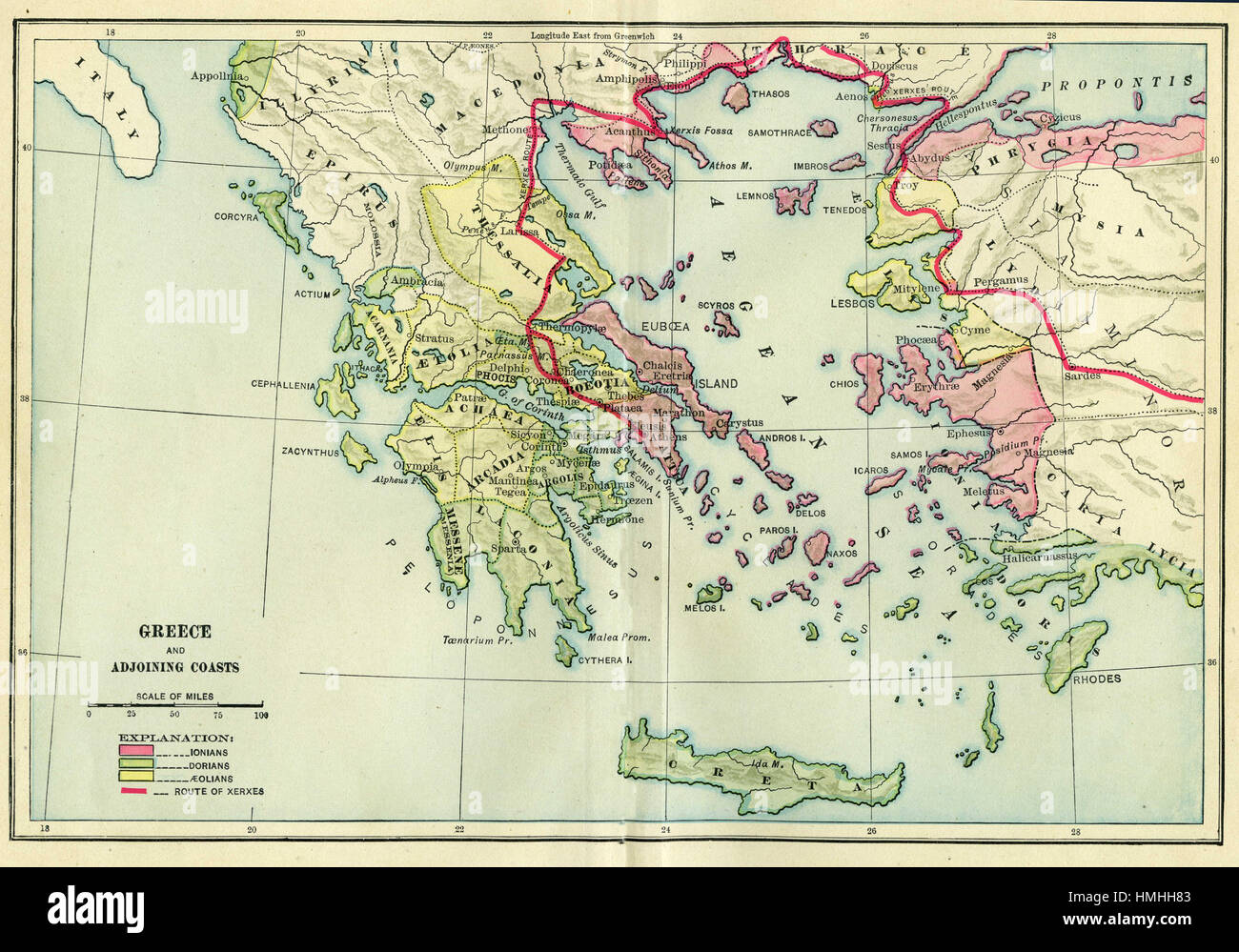 map of europe Stock Photo