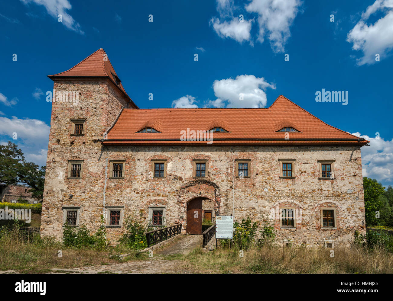 Dwor Czarne (Czarne Manor House), 16th century, in Jelenia Gora, Lower Silesia, Poland Stock Photo
