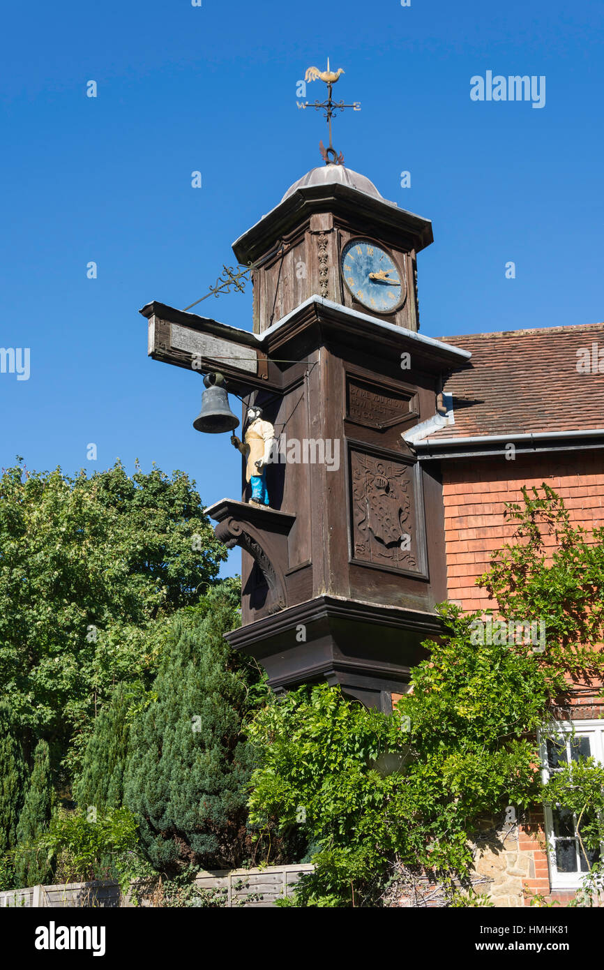 Abinger Hammer Clock, Abinger Hammer, Surrey, England, United Kingdom