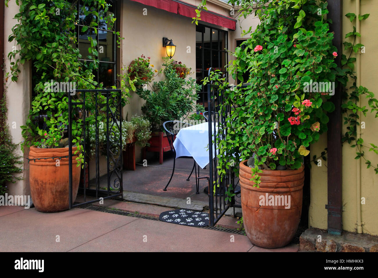A small cafe in Carmel. California, USA Stock Photo Alamy