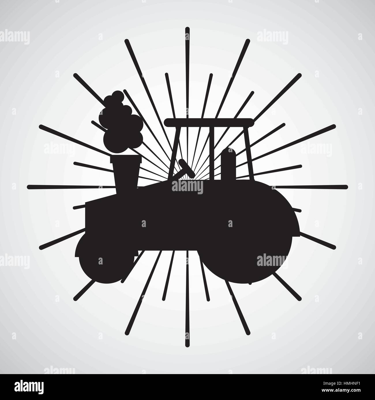 farm fresh tractor icon vector illustration design Stock Vector Image ...