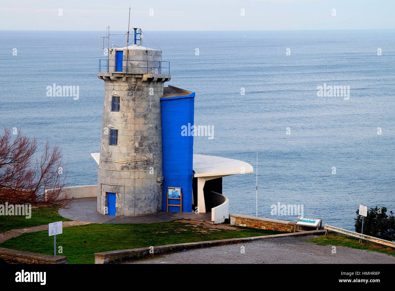 Basque Lighthouse Old lighthouse cape machichaco hi-res stock photography and images - Alamy