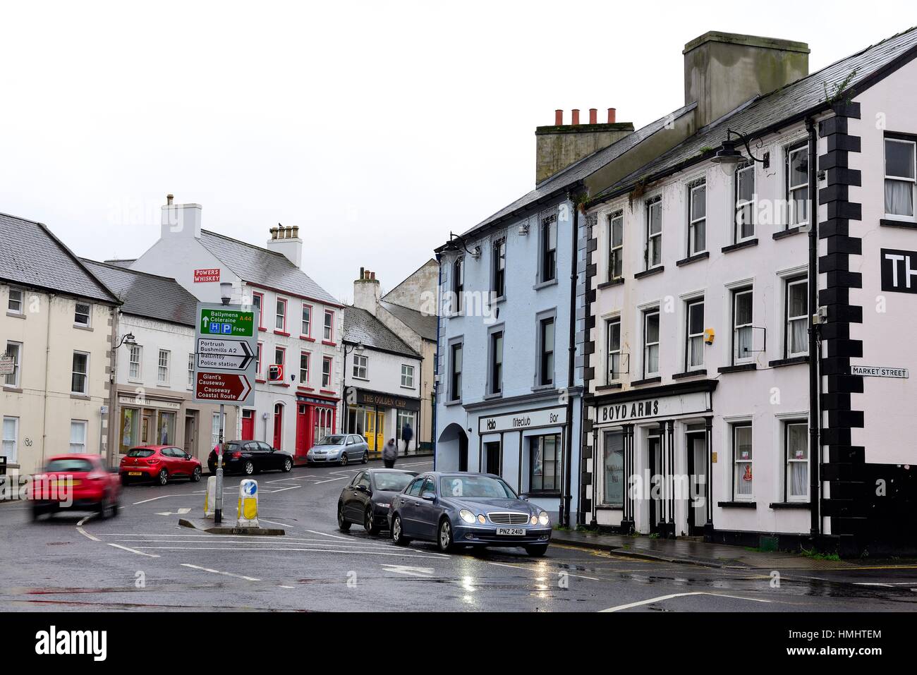 Street in Ballycastle, Antrim county, Northern Ireland Stock Photo Alamy