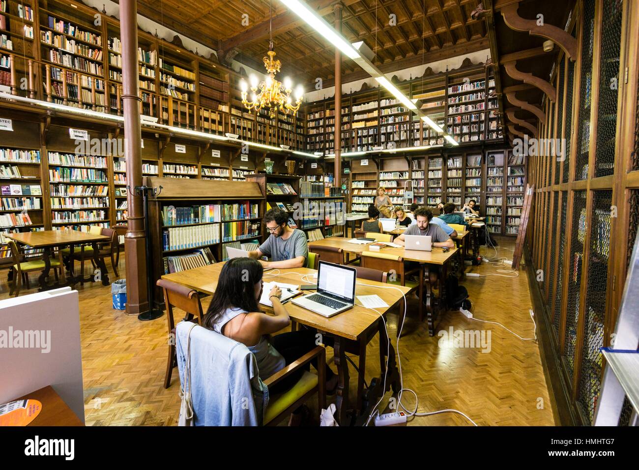 Biblioteca Municipal, Plaza de Cort, Palma, Majorca, Balearic Islands,  Spain Stock Photo - Alamy