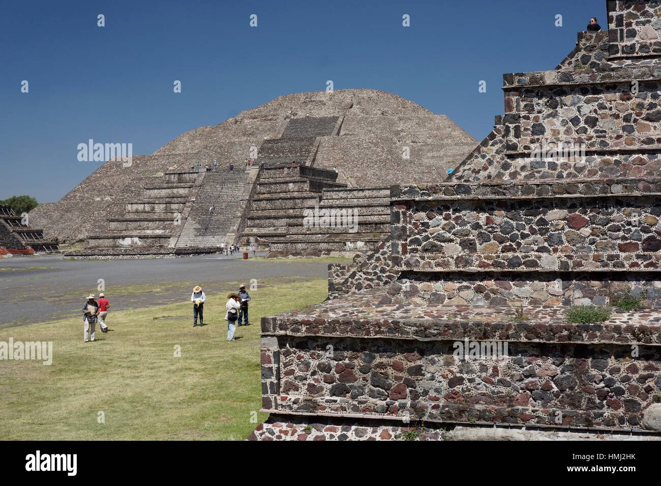 Pyramid of the Moon. Teotihuacan. Mexico Stock Photo - Alamy