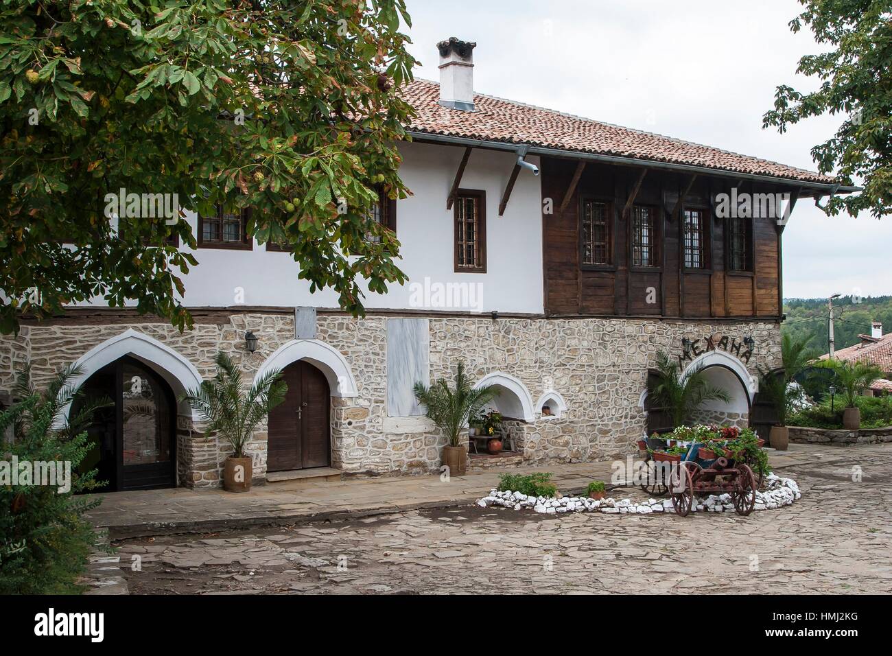 Hotel Chateau Karnobat, Arbanasi, Veliko Tarnovo, Bulgaria Stock Photo