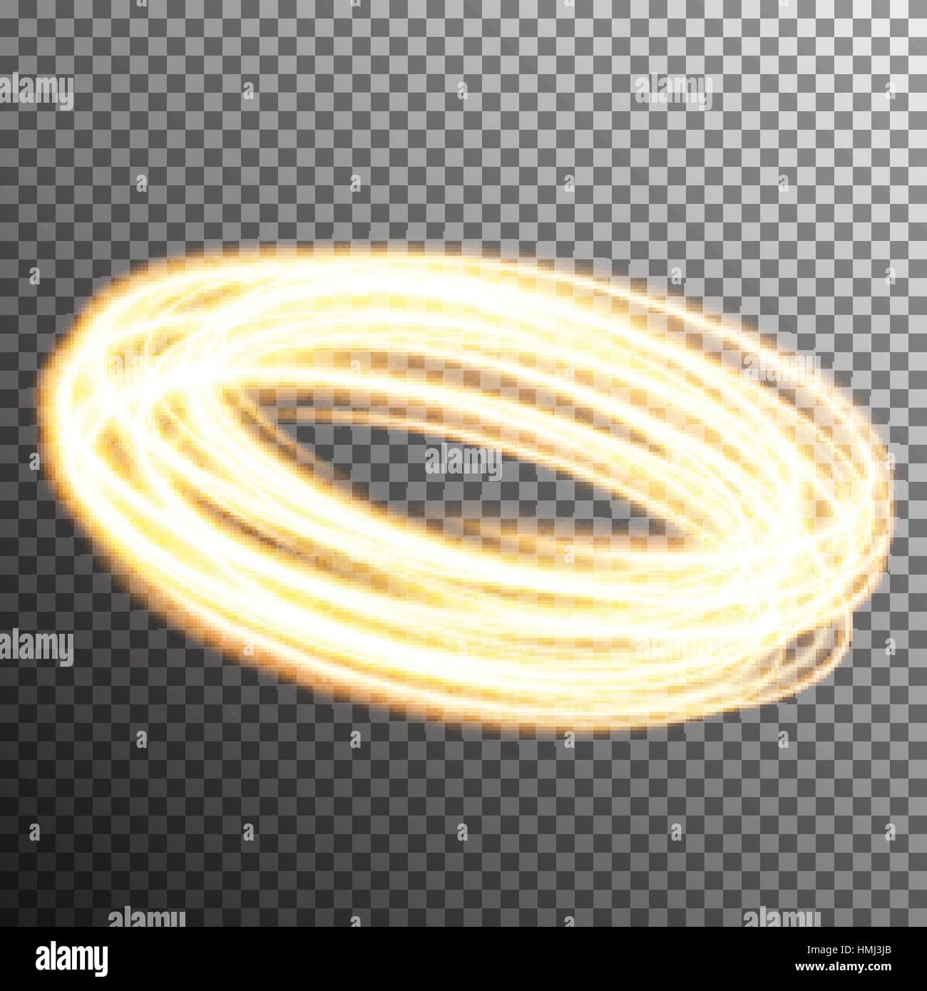 Special light fire effect. Vector illustration transparent Stock Vector ...