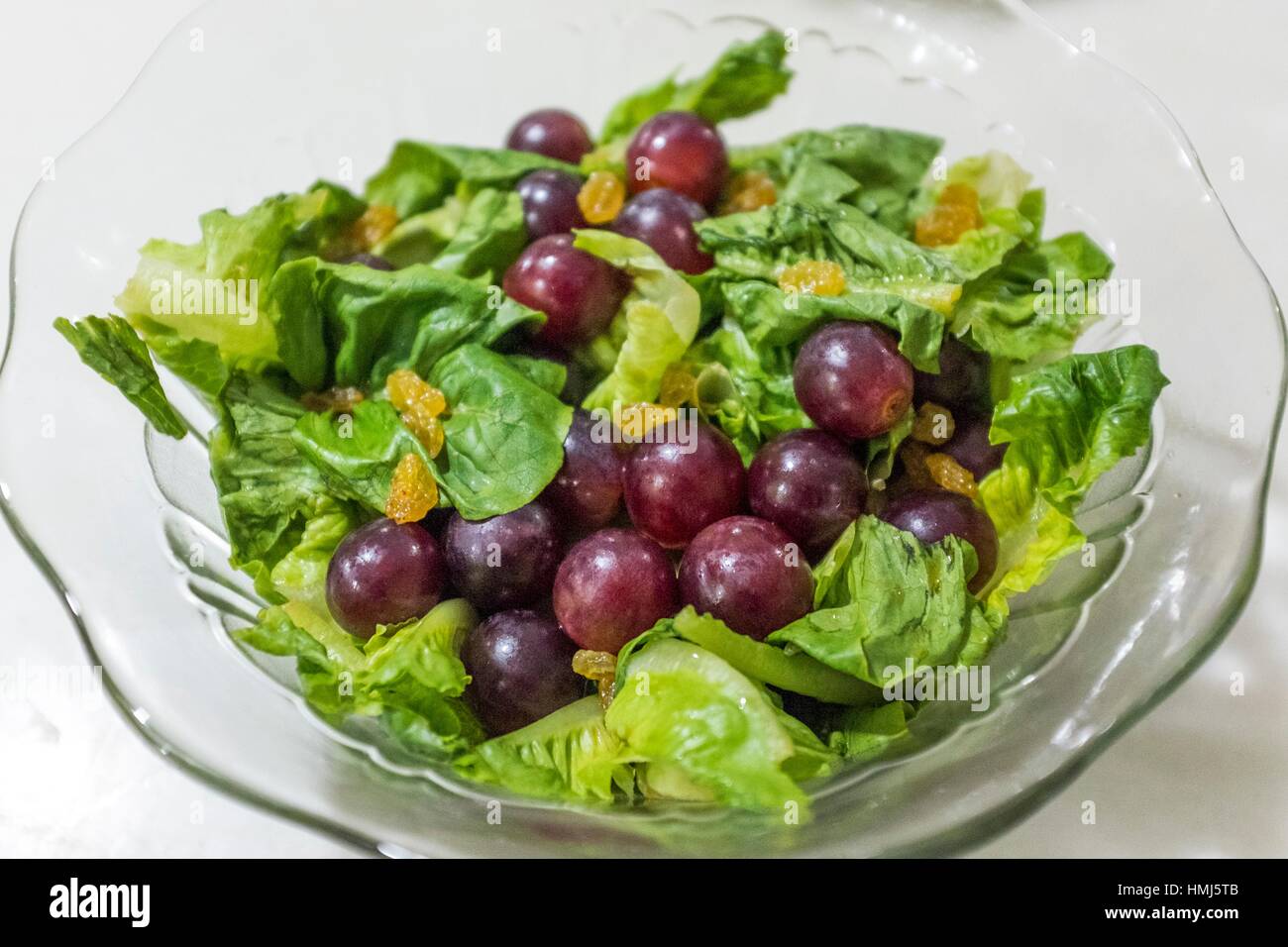 Vegetables Mixed With Grapes Olives And Olive Oil Salad Kuching
